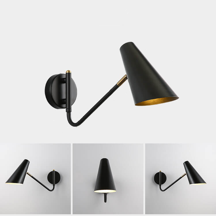 Nordic Creative Simple Rotating 1-Light Wall Sconce Lamp Lumendat