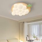 Lumendat Contemporary Creative Kids Grape Iron Plastic LED Flush Mount Ceiling Light For Bedroom Lumendat