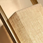 Modern Classical Minimalist Iron Cloth 1-Light Wall Sconce Lamp