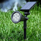 Solar Waterproof ABS Rotatable LED Outdoor Lawn Insert Landscape Light Lumendat