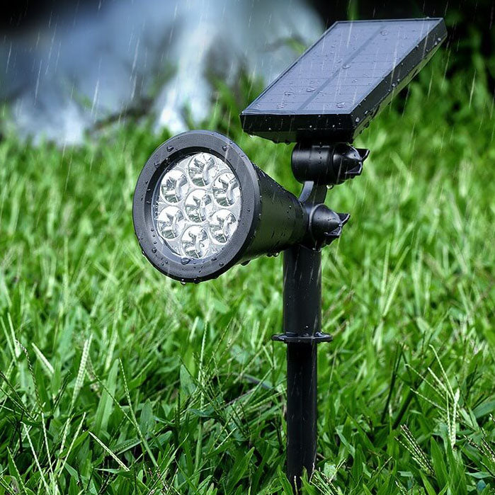 Solar Waterproof ABS Rotatable LED Outdoor Lawn Insert Landscape Light Lumendat