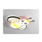 Lumendat Nordic Childlike Cartoon Bee Design LED Flush Mount Light Lumendat