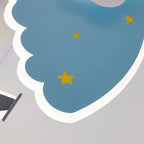 Lumendat Creative Kids Cartoon Aircraft Dimmable Acrylic LED Flush Mount Ceiling Light Lumendat