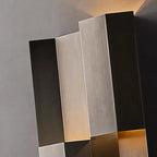 Contemporary Retro Waterproof Stainless Steel Rectangular LED Wall Sconce Lamp For Outdoor Patio