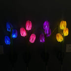 Outdoor Solar Tulip LED Waterproof Lawn Ground Decorative Insert Landscape Light Lumendat