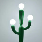 Contemporary Creative Cactus Resin Glass 3-Light Standing Floor Lamp For Living Room Lumendat