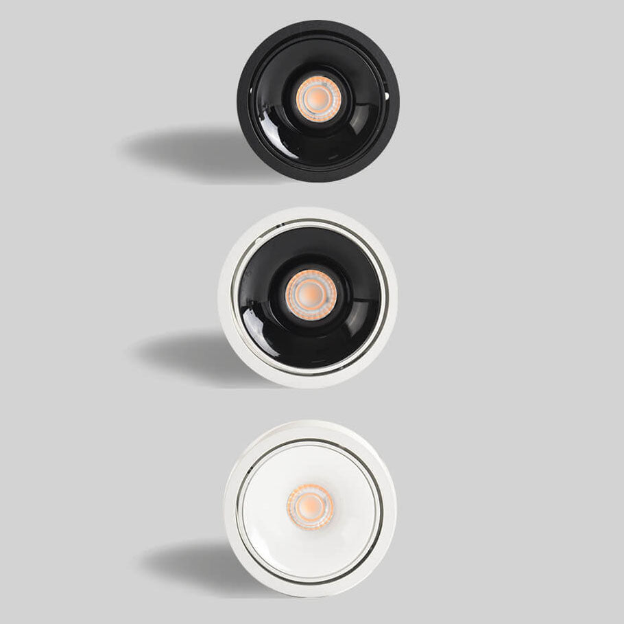 Modern Minimalist Round Spotlight Adjustable LED Flush Mount Ceiling Light BulbSquare