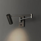 Nordic Luxury Copper Rotatable Eye Protection Reading LED Wall Sconce Lamp