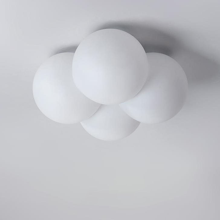 Lumendat Modern Minimalist Flower Bubble LED Kids Flush Mount Ceiling Light Lumendat