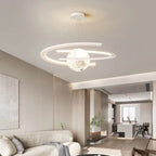 Lumendat Nordic Minimalist Kids Wrought Iron Planet LED Chandelier Lumendat