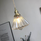 Modern Art Deco Brass Glass Diamond Shape 1-light Pendant Light for Living Room