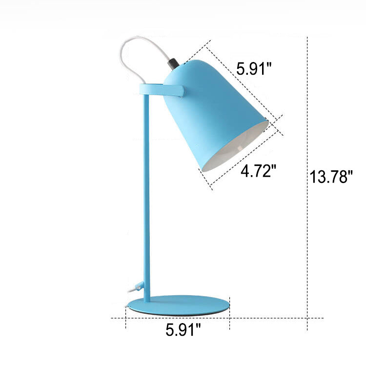 Nordic Macaroon Column Shade 1-Light Table Lamp Lumendat