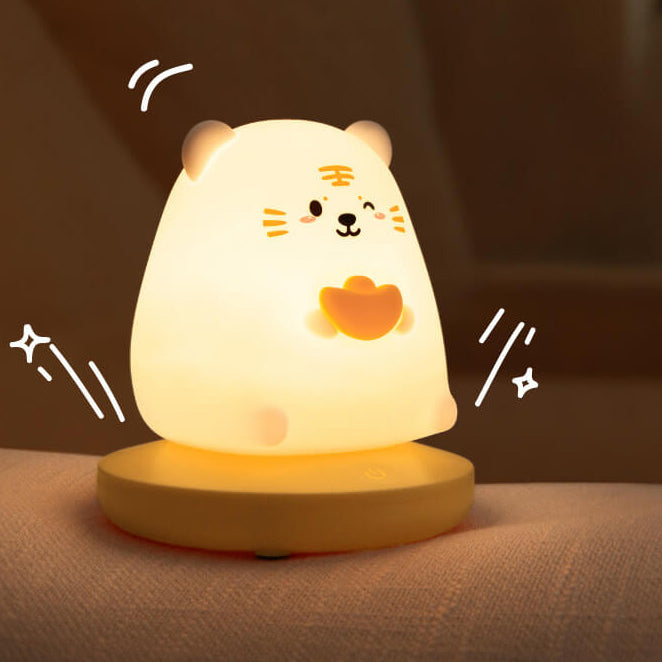 Creative Silicone Animal USB Rechargeable Night Light Decorative Table Lamp Lumendat