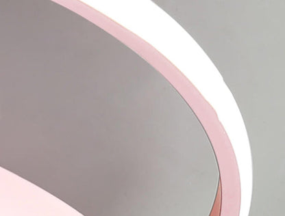 Modern Cartoon Mushroom Circle LED Kids Flush Mount Ceiling Light