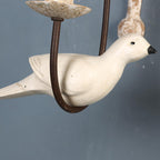 Vintage Rustic Wooden Bird Sconce 1/2 Light Wall Sconce Lamp Lumendat