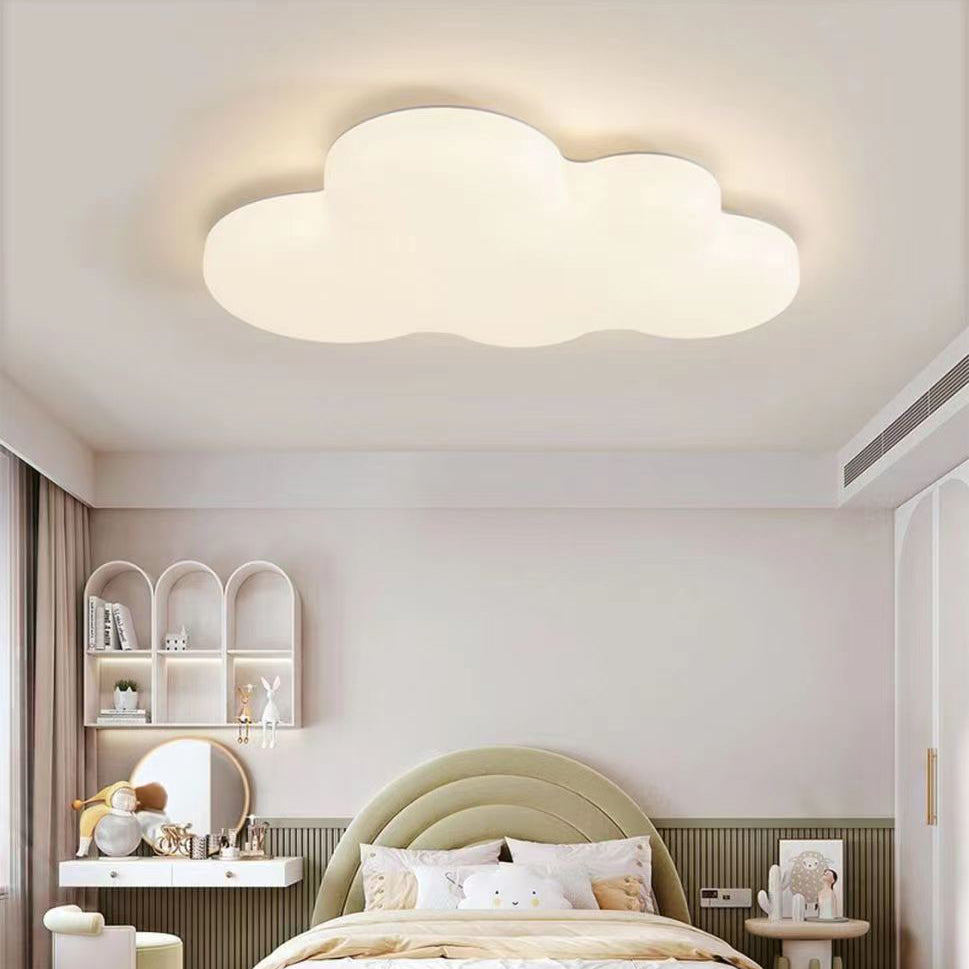 Lumendat Contemporary Creative Kids Cloud PE LED Flush Mount Ceiling Light For Bedroom Lumendat