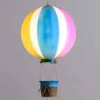 Scandinavian Modern Creative Hot Air Balloon Iron Acrylic 1-light Pendant Light BulbSquare