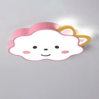 Lumendat Cartoon Creative Clouds Cat Ears LED Flush Mount Ceiling Light Lumendat