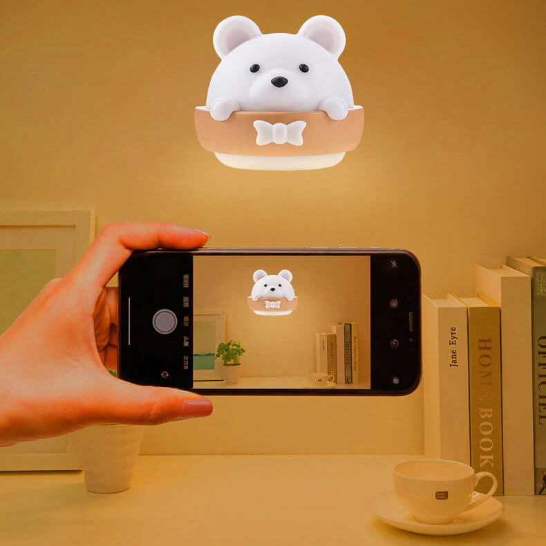 Lumendat Cartoon ABS Creative Bear LED Night Light Wall Sconce Lamp Lumendat