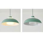 Modern Solid Color Macaron Acrylic Aluminum 1-light Pendant Light BulbSquare