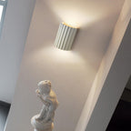 Contemporary Nordic Resin Tiles 2-Light Wall Sconce Lamp For Bedroom