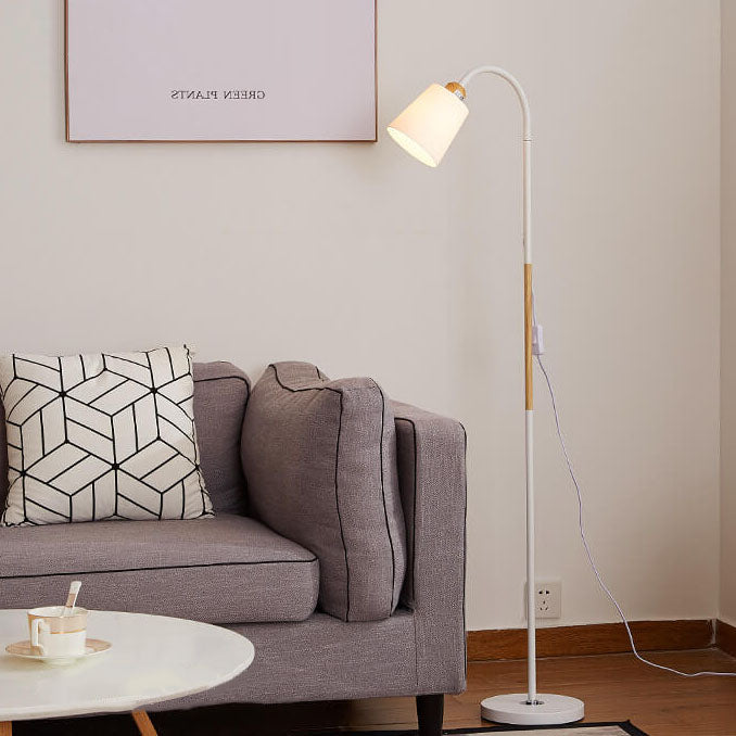 Modern Minimalist Iron 1-Light Standing Floor Lamp Lumendat