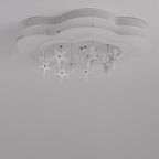 Lumendat Contemporary Nordic Star Decor Cloud Acrylic Shade LED Kids Flush Mount Ceiling Light For Bedroom Lumendat