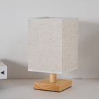 Contemporary Creative Fabric Square USB LED Table Lamp For Bedroom Lumendat