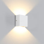 Modern Minimalist Square Aluminum LED Wall Sconce Lamp