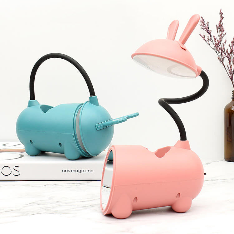 Cartoon Creative Rabbit LED Touch USB Pen Holder Desk Lamp Lumendat