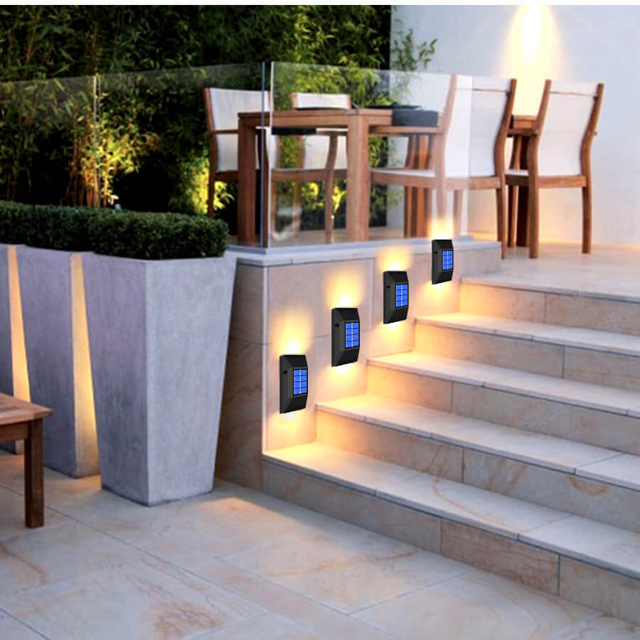 Simple Solar Waterproof Up and Down Lighted LED Wall Sconce Lamp Lumendat