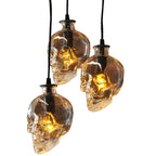 Skull Glass 3-light Chandeliers Lumendat