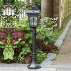 Industrial Waterproof Square Arrow Flower 1-Light Outdoor Lawn Landscape Light Lumendat
