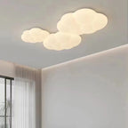 Contemporary Scandinavian Iron PE Cloud Shade LED Flush Mount Ceiling Light For Bedroom Lumendat