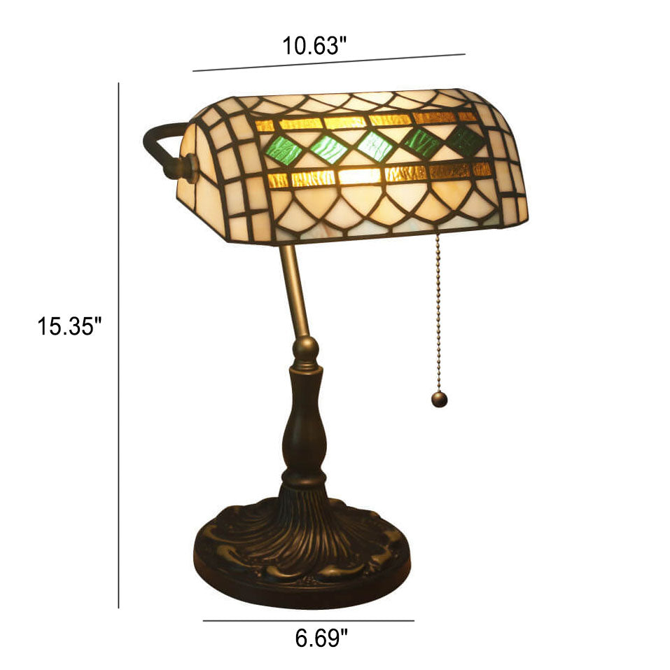 European Vintage Tiffany 1-Light Table Lamp Lumendat