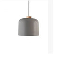 Modern Macaron Cylinder Aluminum 1-light Pendant Light BulbSquare