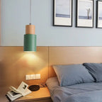 Nordic Macaron Cylinder Aluminum 1-light Single LED Pendant Light Lumendat