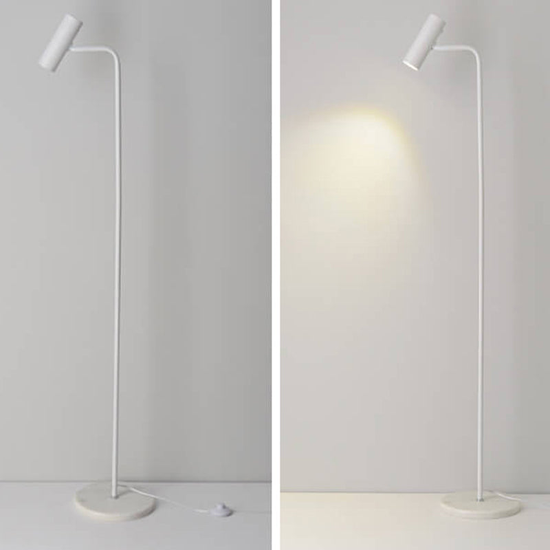 Industrial Iron Simple Lamp Base Adjustable LED Standing Floor Lamp Lumendat
