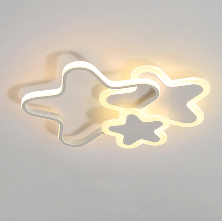 Lumendat Nordic Cartoon Star Shape LED Flush Mount Ceiling Light Lumendat