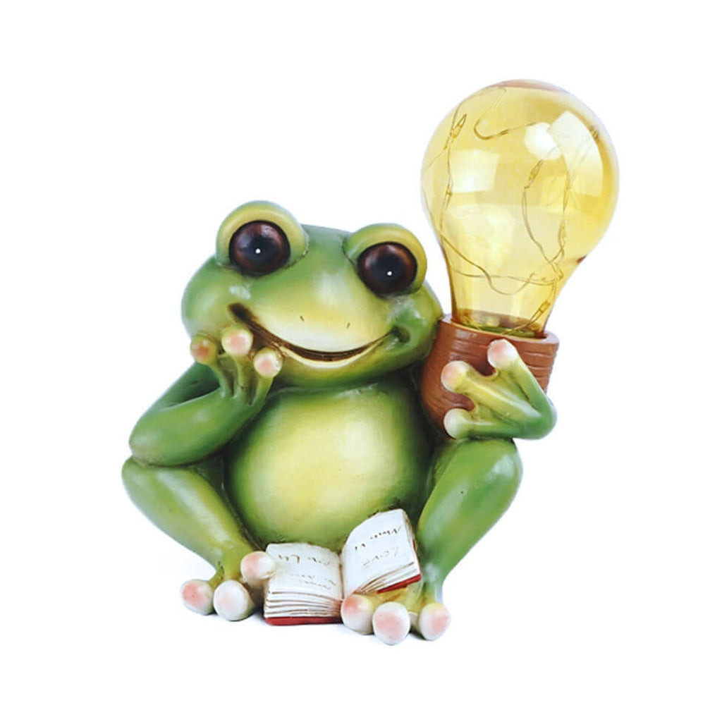 Lumendat Solar Creative Cartoon Frog Design LED Outdoor Decorative Light Lumendat