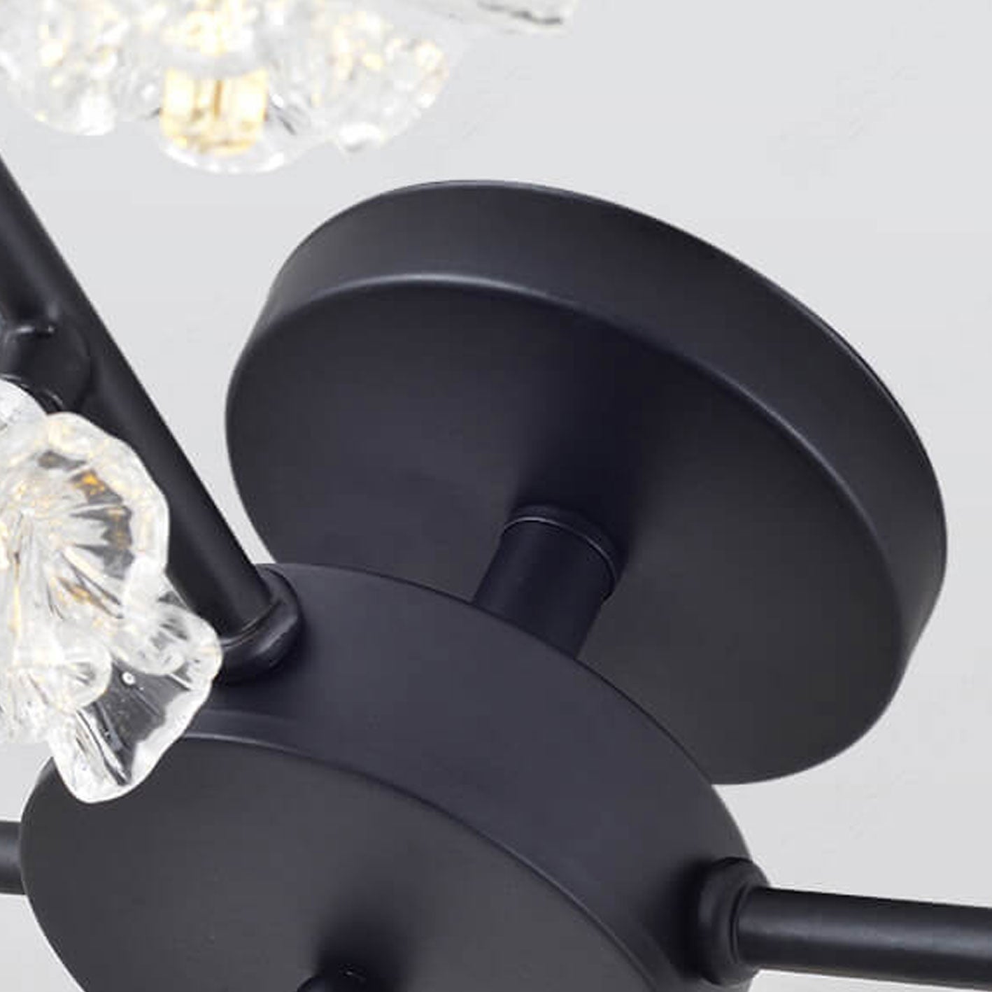 Nordic Creative Plum Blossom Tree Branch LED Semi-flush Mount Ceiling Light