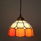 Tiffany Stained Glass Dome Shade European 1-light Pendant Light Lumendat