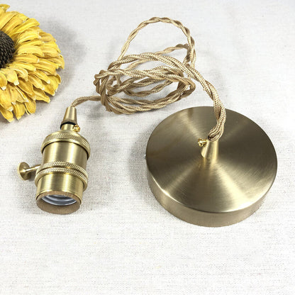 Nordic Japanese Ceramic Brass Oval 1-Light Pendant Light