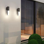 Outdoor Modern Waterproof Rectangular Column LED Wall Sconce Lamp Lumendat