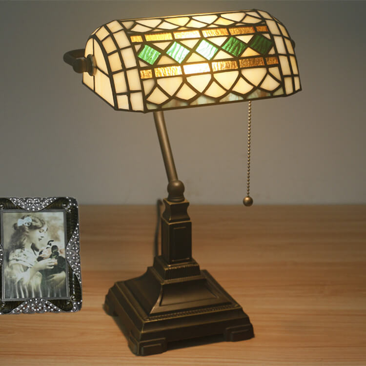 European Vintage Tiffany 1-Light Table Lamp Lumendat