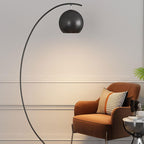 Nordic Minimalist Curved Line Dome 1-Light Standing Floor Lamp Lumendat