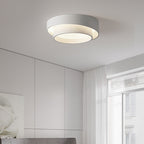 Modern Minimalist Overlapping Round LED Flush Mount Ceiling Light BulbSquare