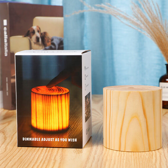 Creative Wood LED Touch Night Light Table Lamp Lumendat