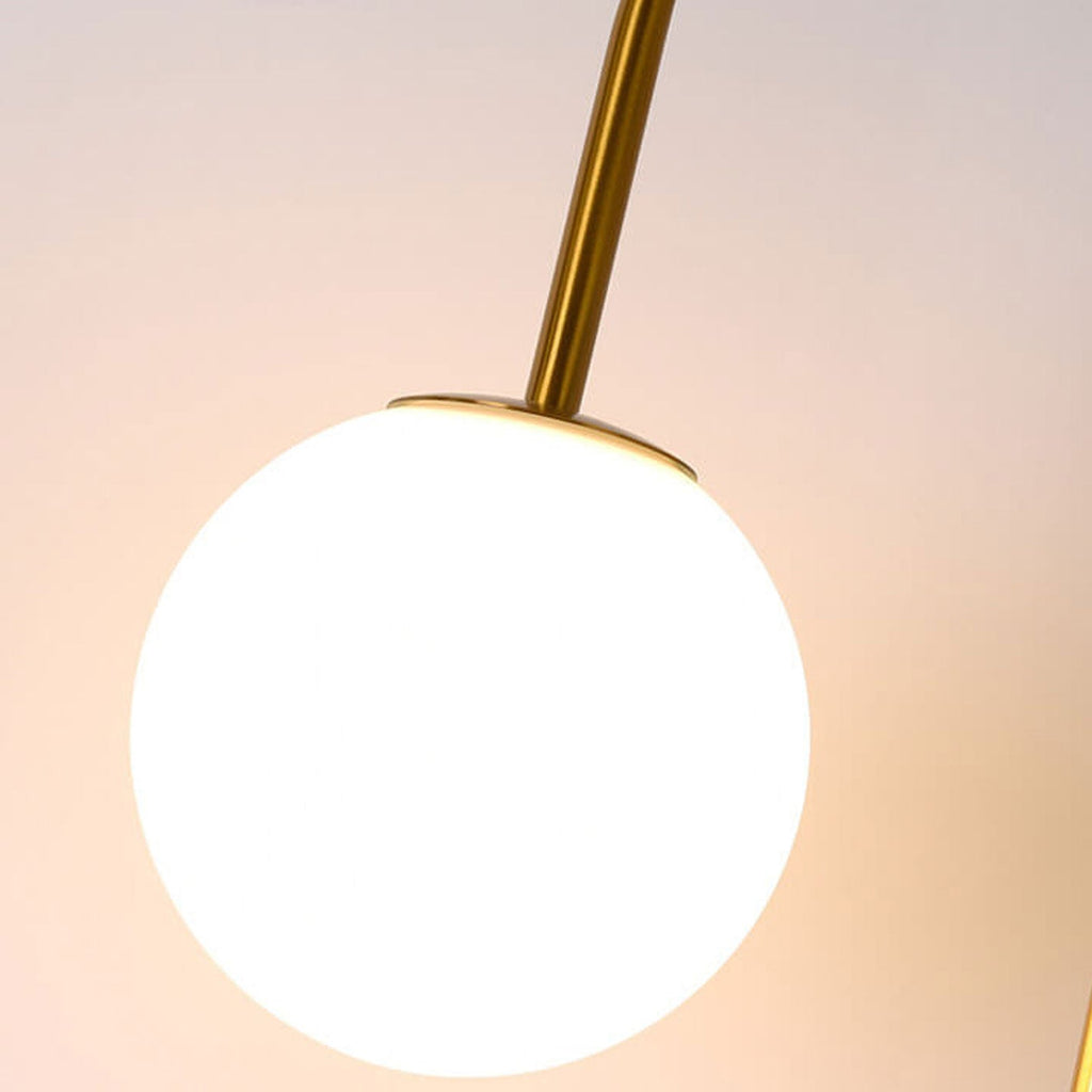 Nordic Minimalist Iron Marble Table LED Standing Floor Lamp Lumendat