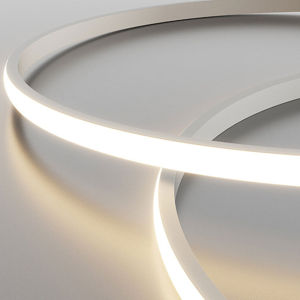 Nordic Creative Star Moon Round Aluminum LED Flush Mount Ceiling Light BulbSquare
